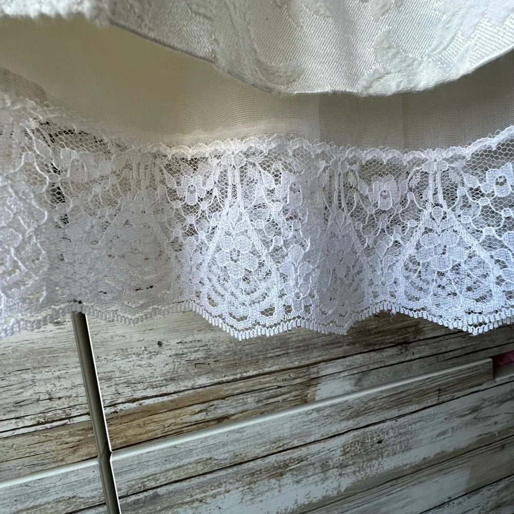 Vintage Jessica McClintock Cream Lace Kids Dress